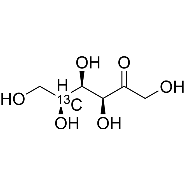 (3S,4R,5S)-1,3,4,5,6-Pentahydroxyhexan-2-one-13C-1 478506-36-4